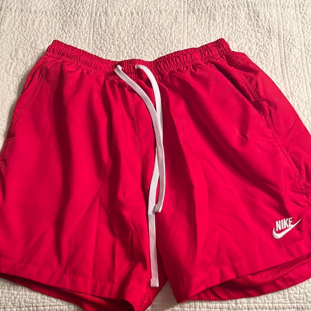 Red Athletic Nike Shorts